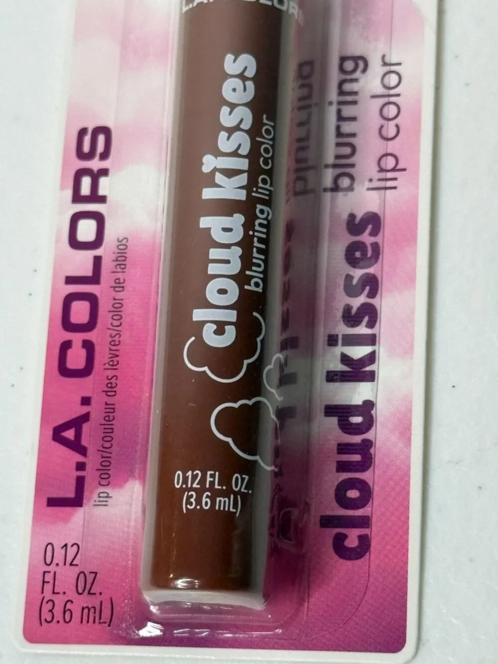 L.A. Colors Cloud Kisses Blurring Lip Color Latte in the Clouds C69417 New